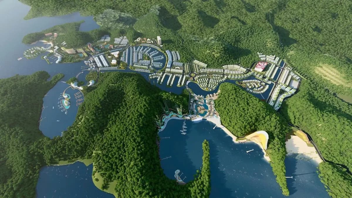 Phối cảnh dự án Cát Bà Amatina