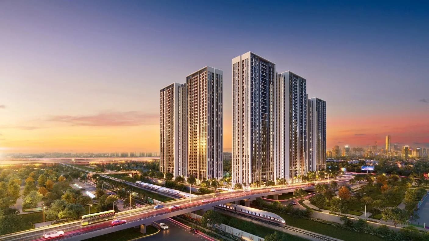 Phối cảnh The Sola Park – Imperia Smart City 2